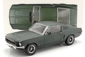 Ford Mustang Fastback Satin Green Metallic Norev 1:12 122702 Fém – 5. kép a 5-ből