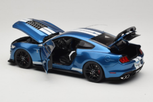 Ford Mustang Shelby GT500 S550 Atlas Blue Metallic IXO 1:18 18RDC244-FO Fém – 5. kép a 8-ből