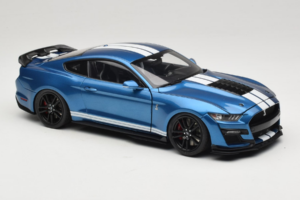 Ford Mustang Shelby GT500 S550 Atlas Blue Metallic IXO 1:18 18RDC244-FO Fém – 6. kép a 8-ből