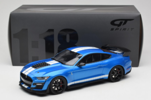 Ford Mustang Shelby GT500 S550 Kék GT Spirit 1:18 GT268 Gyanta – 6. kép a 6-ből