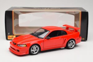 Ford Mustang SVT Cobra R SN95 Piros Maisto 1:18 531872 Fém – 8. kép a 8-ből
