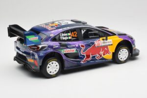 Ford Puma Rally1 #42 C. Breen / P. Nagle M-Sport Ford Rally Italia Sardegna 2022 TopSpeed 1:18 TS0491 Fém – 2. kép a 6-ből