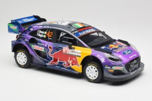 Ford Puma Rally1 #42 C. Breen / P. Nagle M-Sport Ford Rally Italia Sardegna 2022 TopSpeed 1:18 TS0491 Fém – 4. kép a 6-ből