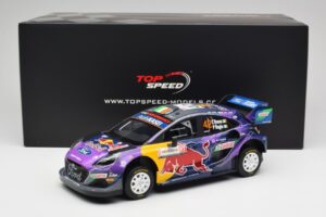 Ford Puma Rally1 #42 C. Breen / P. Nagle M-Sport Ford Rally Italia Sardegna 2022 TopSpeed 1:18 TS0491 Fém – 6. kép a 6-ből