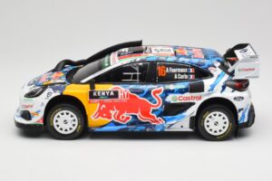 Ford Puma Rally1 WRC M-Sport #16 A. Fourmaux / A. Coria Safari Rally Kenya 2024 IXO 1:18 18RMC207 Fém – 3. kép a 6-ből