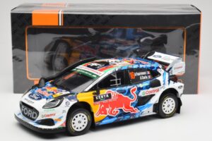 Ford Puma Rally1 WRC M-Sport #16 A. Fourmaux / A. Coria Safari Rally Kenya 2024 IXO 1:18 18RMC207 Fém – 6. kép a 6-ből
