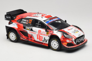 Ford Puma Rally1 WRC #22 M-Sport Ford World Rally Team M. Sesks / R. Francis Rally Poland 2024 IXO 1:18 18RMC215 Fém – 4. kép a 6-ből