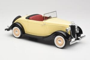 Ford Roadster Dearborn Yellow Solido 1:18 8008 Fém – 6. kép a 8-ből