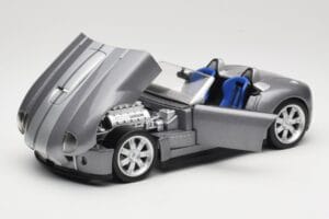 Shelby Cobra Kabrió Grey Metallic Hot Wheels 1:18 G7220 Fém – 2. kép a 8-ből
