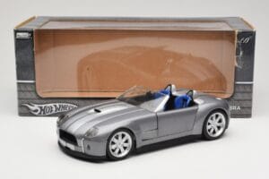 Shelby Cobra Kabrió Grey Metallic Hot Wheels 1:18 G7220 Fém – 8. kép a 8-ből