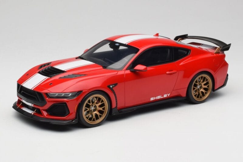 Ford Shelby Mustang Super Snake Piros GT Spirit 1:18 GT531 Gyanta