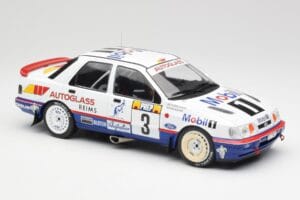Ford Sierra RS Cosworth 4x4 #3 M. Biasion / T. Siviero Rally Monte Carlo 1992 MCG 1:18 MCG18355R Fém – 4. kép a 6-ből