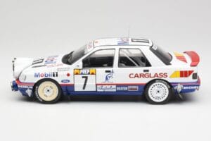 Ford Sierra RS Cosworth 4x4 #7 F. Delecour / D. Grataloup Rally Monte Carlo 1992 MCG 1:18 MCG18356R Fém – 3. kép a 6-ből