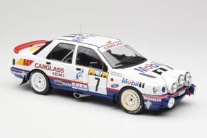 Ford Sierra RS Cosworth 4x4 #7 F. Delecour / D. Grataloup Rally Monte Carlo 1992 MCG 1:18 MCG18356R Fém – 4. kép a 6-ből