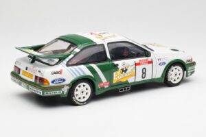 Ford Sierra RS Cosworth #8 D. Auriol / B. Occelli Rally Tour de Corse 1988 AUTOart 1:18 88812 Fém – 3. kép a 8-ből