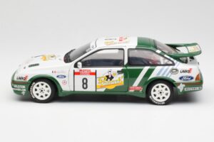 Ford Sierra RS Cosworth #8 D. Auriol / B. Occelli Rally Tour de Corse 1988 AUTOart 1:18 88812 Fém – 4. kép a 8-ből