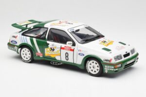 Ford Sierra RS Cosworth #8 D. Auriol / B. Occelli Rally Tour de Corse 1988 AUTOart 1:18 88812 Fém – 6. kép a 8-ből