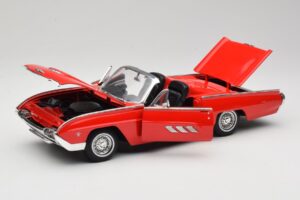 Ford Thunderbird Kabrió Piros Anson 1:18 30334 Fém – 2. kép a 8-ből