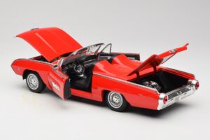 Ford Thunderbird Kabrió Piros Anson 1:18 30334 Fém – 5. kép a 8-ből
