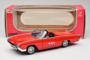 Ford Thunderbird Kabrió Piros Anson 1:18 30334 Fém – 8. kép a 8-ből