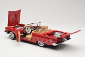 Ford Thunderbird Kabrió Piros Sun Star 1:18 4311 Fém – 5. kép a 8-ből