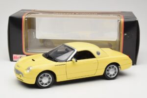 Ford Thunderbird Show Car Sárga Maisto 1:18 50336 Fém – 8. kép a 8-ből