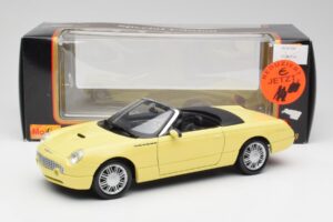 Ford Thunderbird Show Car Sárga Maisto 1:18 50335 Fém – 8. kép a 8-ből