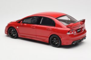 Honda Civic Mugen RR FD2 Piros Otto 1:18 OT1019 Gyanta – 5. kép a 6-ből