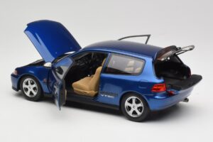 Honda Civic SiR II EG6 VTEC Kék LCD 1:18 LCD18018-BU Fém – 5. kép a 9-ből