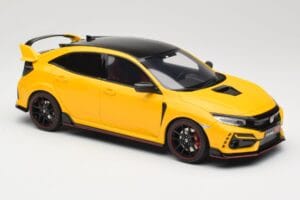 Honda Civic Type R FK8 Euro Spec Sárga Otto 1:18 OT1111 Gyanta – 4. kép a 6-ből