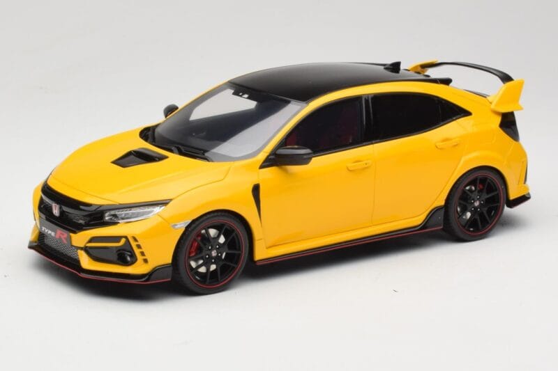 Honda Civic Type R FK8 Euro Spec Sárga Otto 1:18 OT1111 Gyanta