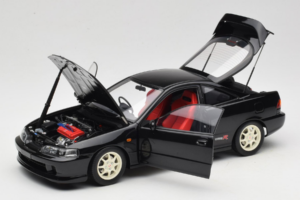 Honda Integra Type R DC2 Pre-Facelift Flamenco Black Pearl MotorHelix 1:18 M85203 Fém – 2. kép a 8-ből