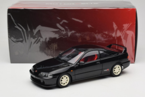 Honda Integra Type R DC2 Pre-Facelift Flamenco Black Pearl MotorHelix 1:18 M85203 Fém – 8. kép a 8-ből