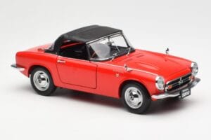 Honda S800 Roadster Piros AUTOart 1:18 73276 Fém – 6. kép a 8-ből