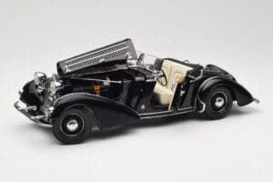 Horch 855 Roadster Fekete Sun Star 1:18 2401 Fém – 2. kép a 8-ből