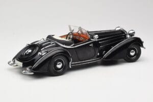 Horch 855 Roadster Fekete Sun Star 1:18 2401 Fém – 3. kép a 8-ből