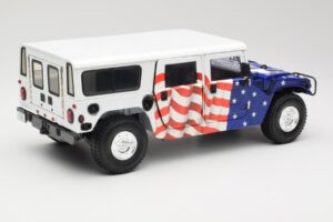 Hummer H1 AM General Gore-Lieberman Humvee America Exoto 1:18 1807 Fém – 3. kép a 8-ből
