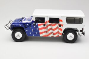 Hummer H1 AM General Gore-Lieberman Humvee America Exoto 1:18 1807 Fém – 4. kép a 8-ből