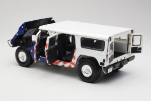 Hummer H1 AM General Gore-Lieberman Humvee America Exoto 1:18 1807 Fém – 5. kép a 8-ből