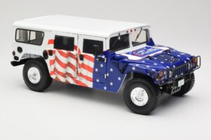 Hummer H1 AM General Gore-Lieberman Humvee America Exoto 1:18 1807 Fém – 6. kép a 8-ből