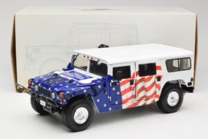 Hummer H1 AM General Gore-Lieberman Humvee America Exoto 1:18 1807 Fém – 8. kép a 8-ből