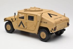 Hummer H1 AM General Military Police Exoto 1:18 01801 Fém – 7. kép a 8-ből