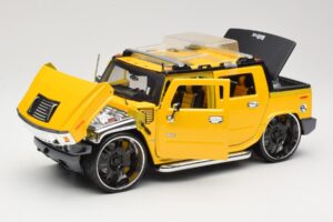 Hummer H2 SUT Concept Sárga Maisto 1:18 31067 Fém – 2. kép a 8-ből