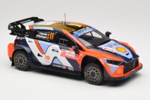 Hyundai i20 N Rally1 #11 Hyundai Shell Mobis WRT T. Neuville / M. Wydaeghe Rally Poland 2024 IXO 1:18 18RMC214 Fém – 3. kép a 6-ből