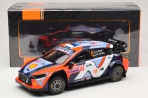Hyundai i20 N Rally1 #8 Hyundai Shell Mobis WRT O. Tanak / M. Jarveoja Rally Chile 2024 IXO 1:18 18RMC223 Fém – 6. kép a 6-ből