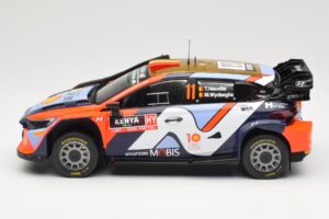 Hyundai i20 N Rally1 WRC Hybrid #11 T. Neuville / M. Wydaeghe Safari Rally Kenya 2024 IXO 1:18 18RMC208 Fém – 3. kép a 6-ből