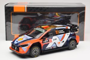 Hyundai i20 N Rally1 WRC Hybrid #11 T. Neuville / M. Wydaeghe Safari Rally Kenya 2024 IXO 1:18 18RMC208 Fém – 6. kép a 6-ből