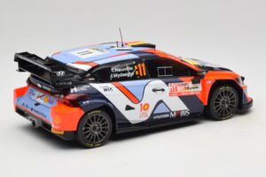 Hyundai i20 N Rally1 #11 T. Neuville / M. Wydaeghe Rally Japan WRC World Champion 2024 IXO 1:18 18RMC228 Fém – 2. kép a 6-ből