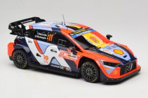 Hyundai i20 N Rally1 #11 T. Neuville / M. Wydaeghe Rally Japan WRC World Champion 2024 IXO 1:18 18RMC228 Fém – 4. kép a 6-ből