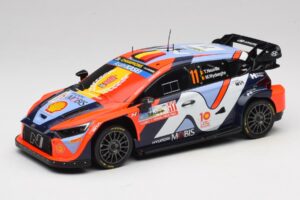 Hyundai i20 N Rally1 #11 T. Neuville / M. Wydaeghe Rally Japan WRC World Champion 2024 IXO 1:18 18RMC228 Fém